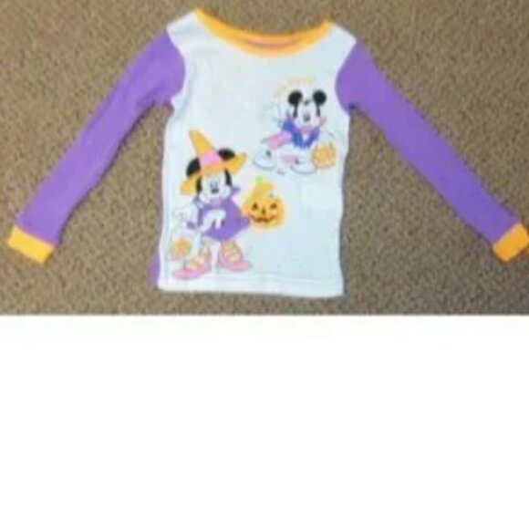 Girls 6 Pc Halloween Pajamas 24 mths/2T Minnie Mouse Peppa Pig Shirts & Pants - Picture 10 of 11